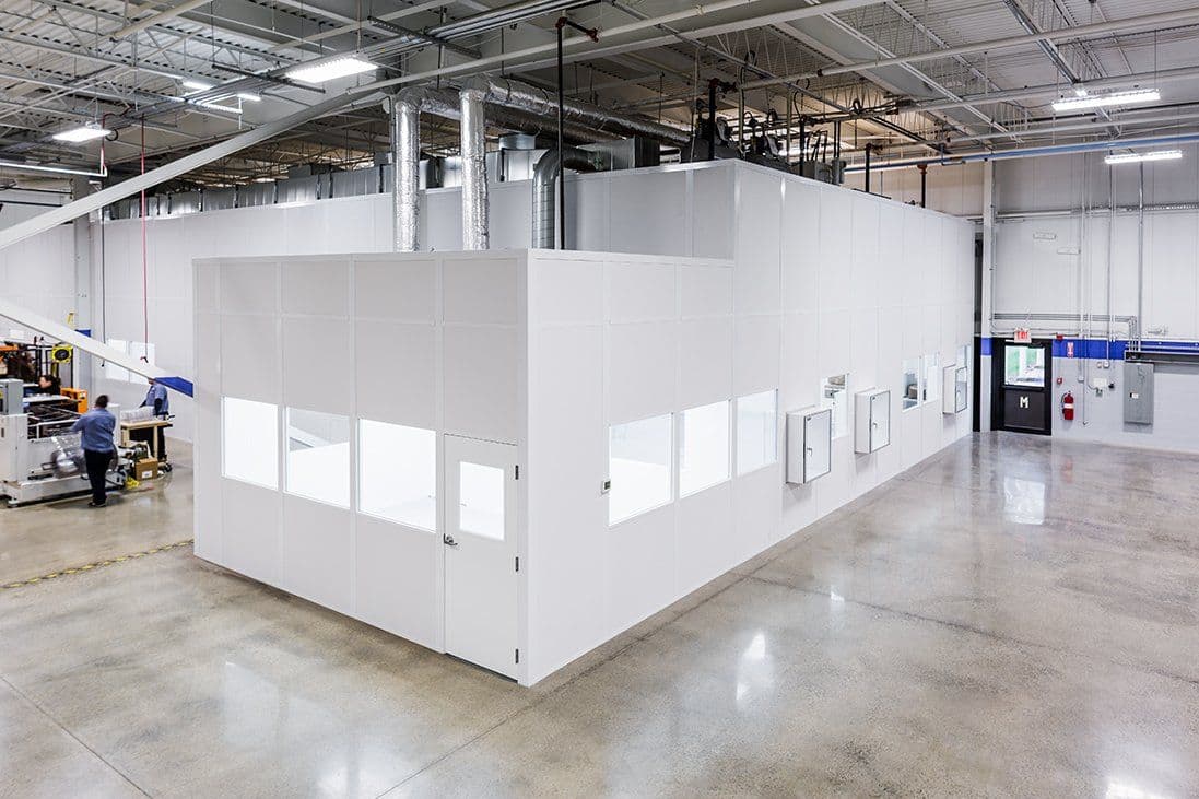 FRP panel installation example